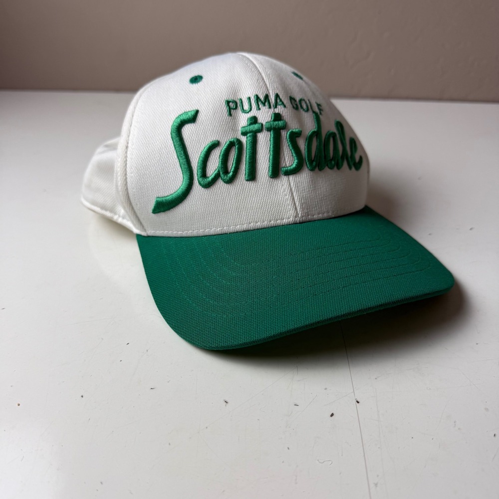 Puma Golf Scottsdale Phoenix Open Snapback Hat White Green City Collection Cap